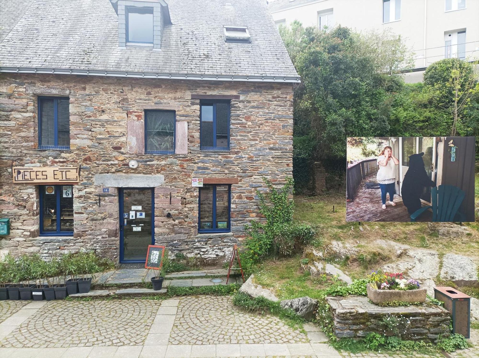 Gite De La Muse Centre Ville - Jardin Sérent المظهر الخارجي الصورة